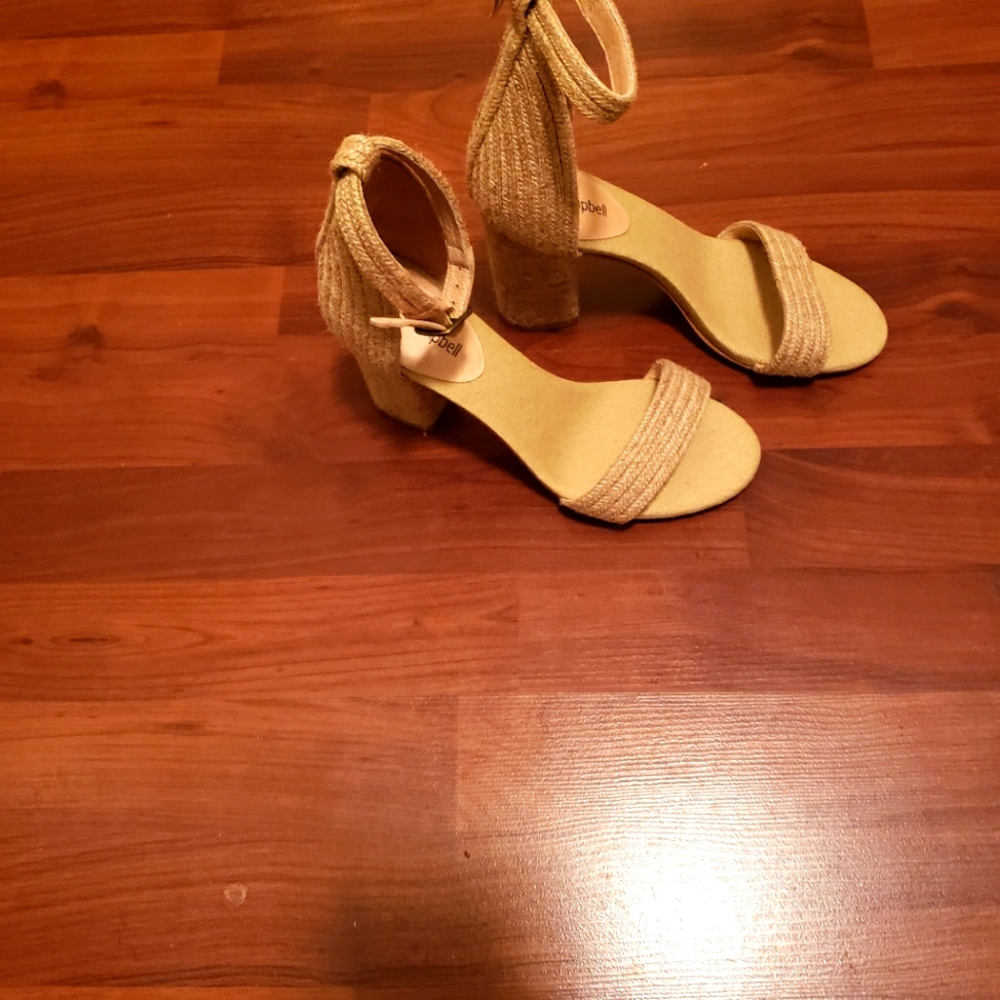 Jeffrey Campbell Twine Open Toe Heels Runs Small!! - image 4